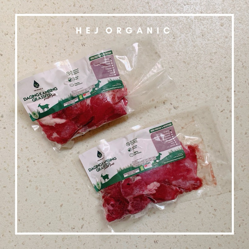 

Daging Kambing Grassfed Boneless By Pure Organic