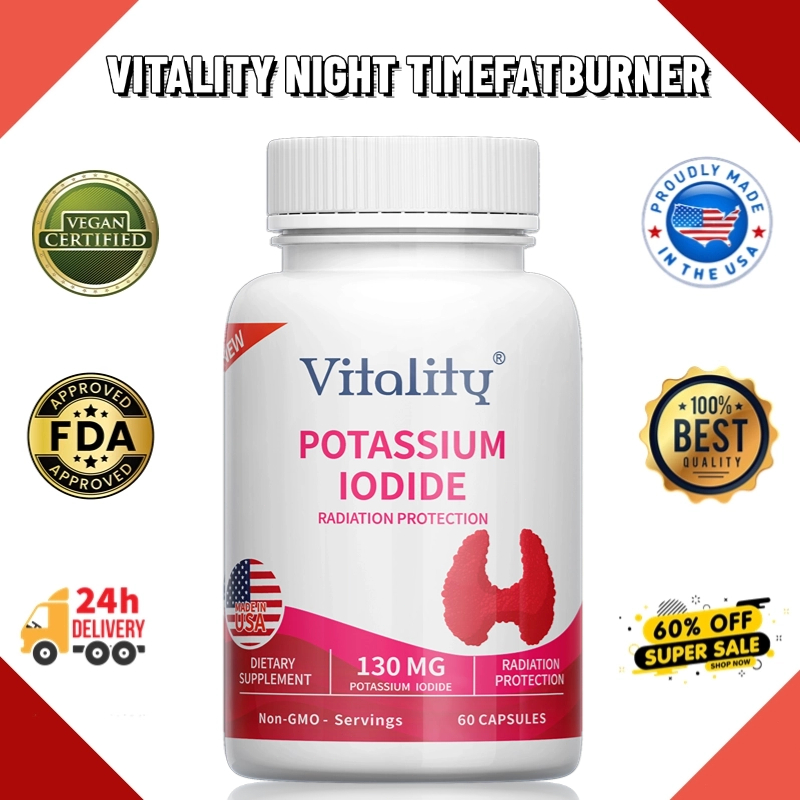 KALIUM IODIDA， suplemen tiroid, mendukung metabolisme, kekebalan tubuh, kesehatan hormon