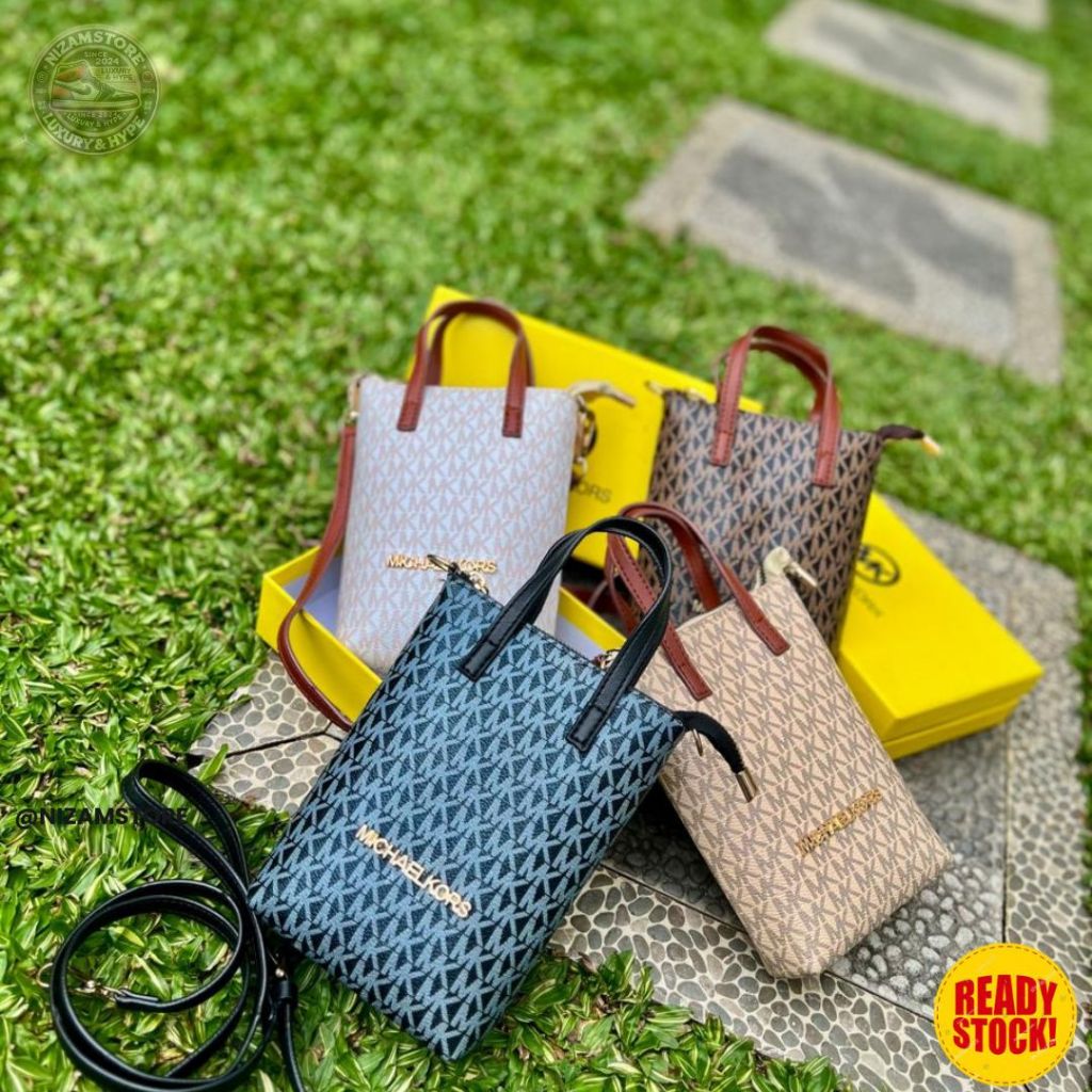 Nizamstore Tas Selempang HP – Model Terbaru, 4 Motif, Ukuran 12x18 cm, Free Box