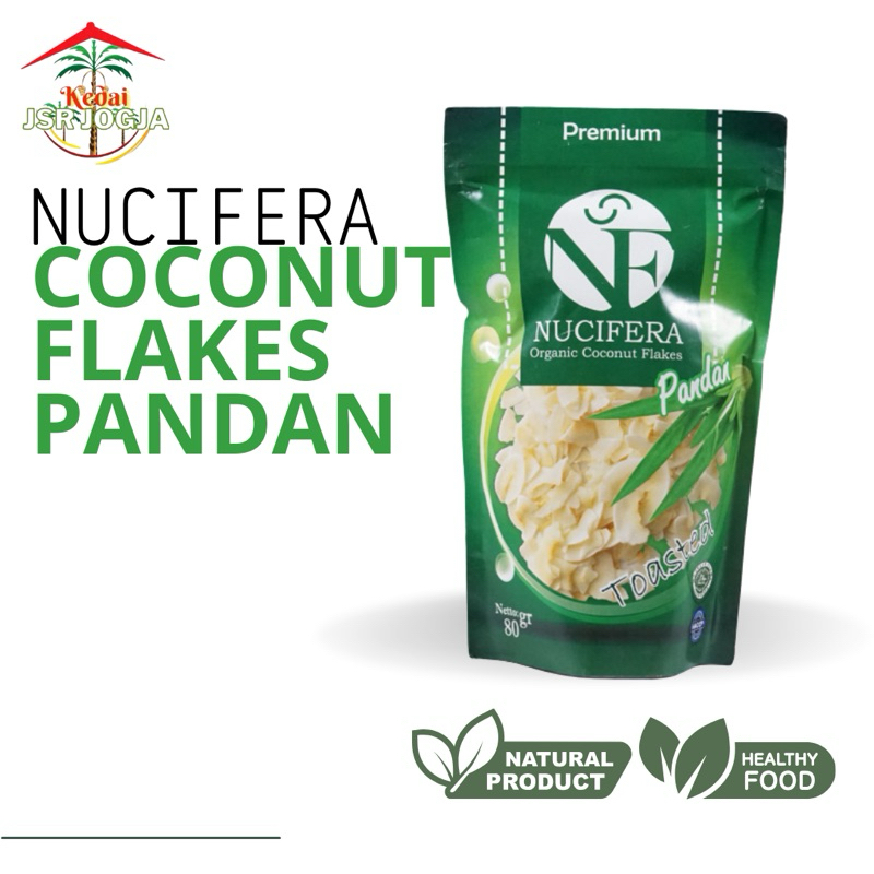 

Nucifera Coconut Flakes Pandan 80 GR