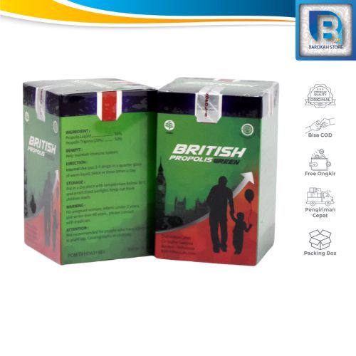 Kesehatan Anak British Propolis Green 6ml Kids Propolis Herbal British Original Vitamin Daya Tahan T