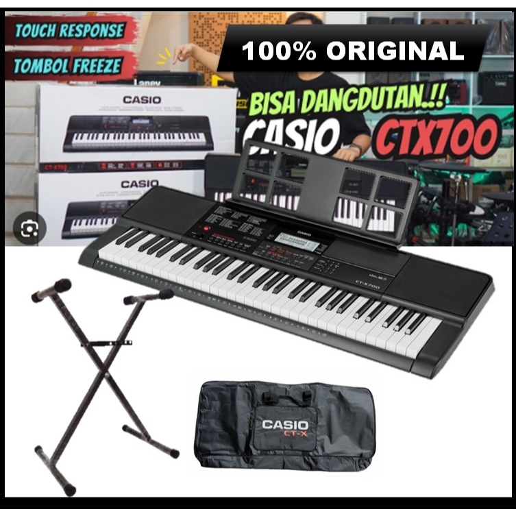 Casio CTX700/ Ctx 700/ Ctx-700 Keyboard Original 61 Key Garansi Resmi