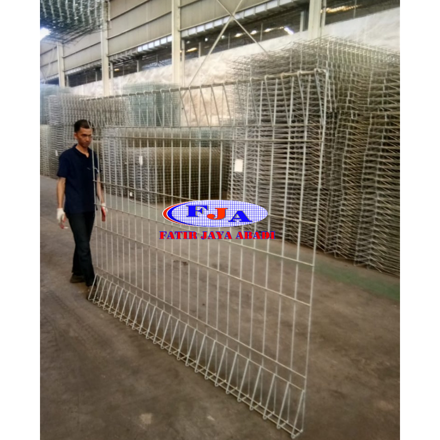 Pagar Brc Tinggi 190 cm x Lebar 240 cm Hot Dip Galvanis