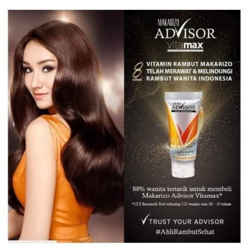 Makarizo Advisor Hair Recorvery Vitamax 8ml,Serum Rambut,Serum Rambut Styling,Vitamin Rambut Rusak,S