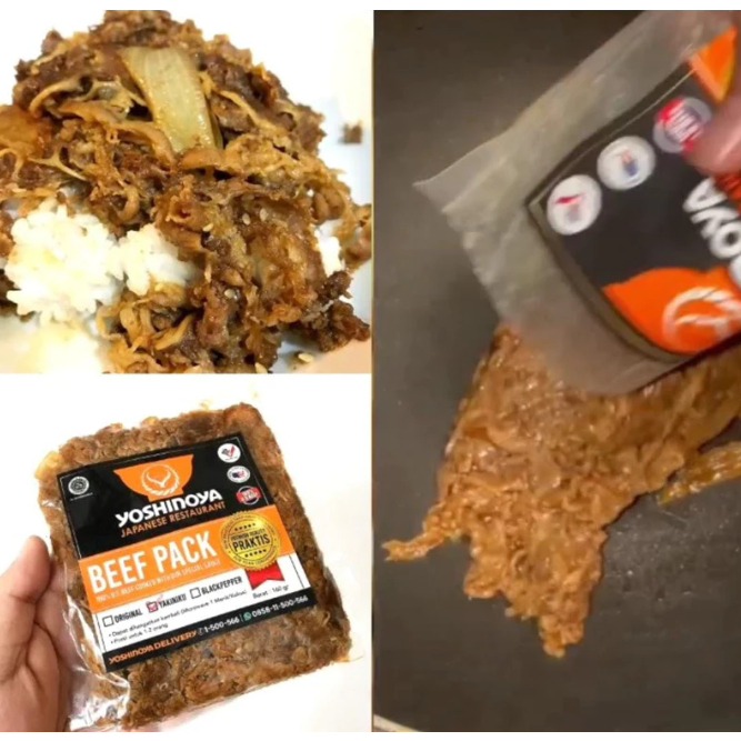 

YOSHINOYA BEEF SIAP SAJI Kemasan 160gr (Cocok untuk berdua).