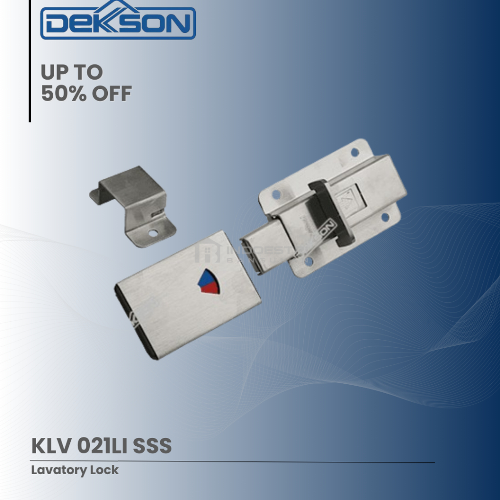 Kunci Lavatory Dekkson KLV 021LI SSS / Kunci Kamar Mandi Umum Dekkson