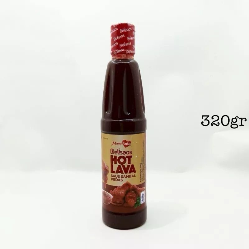 

Mamasuka Delisaos Hot Lava Sambal Pedas 320gr Korean Chicken Sauce