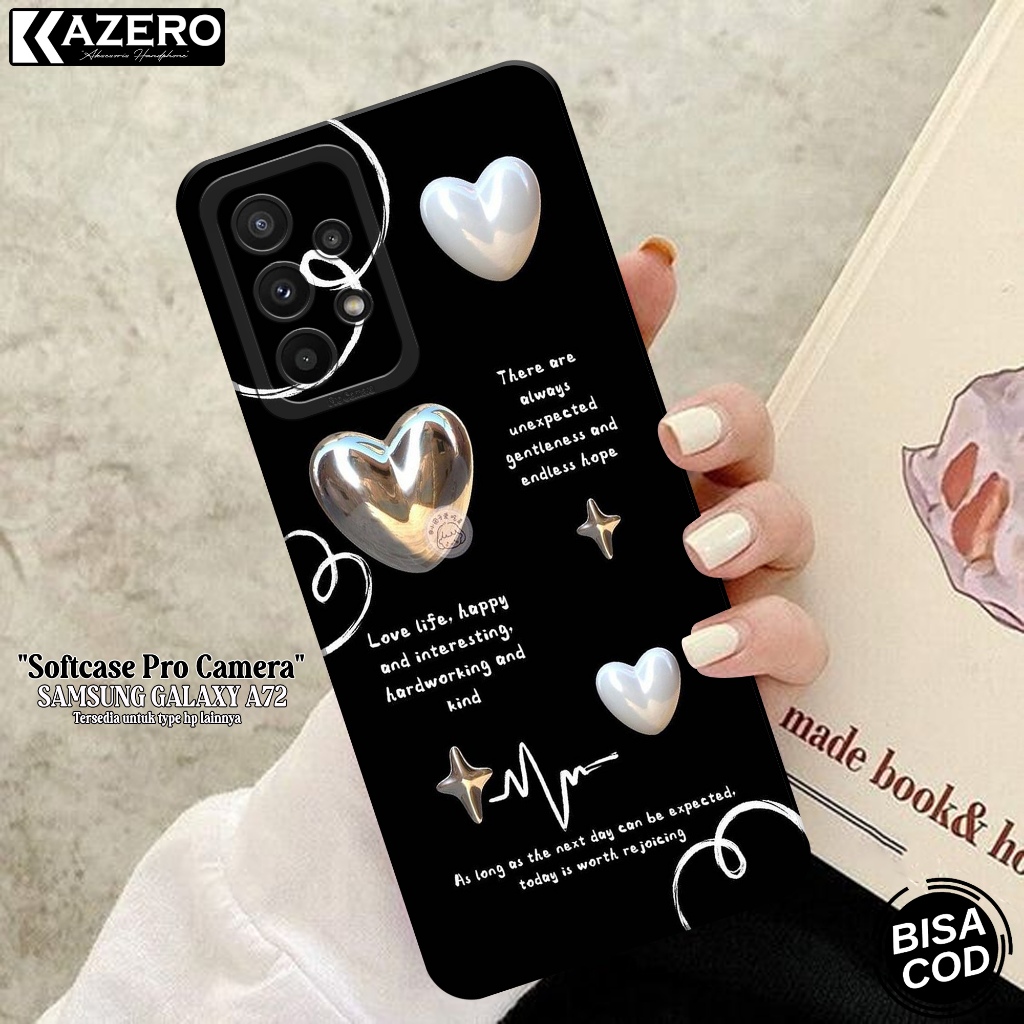 Kesing Samsung Galaxy A72 Fashion Case Aesthetic Softcase Samsung Galaxy A72 Silikon Pro Camera Casi