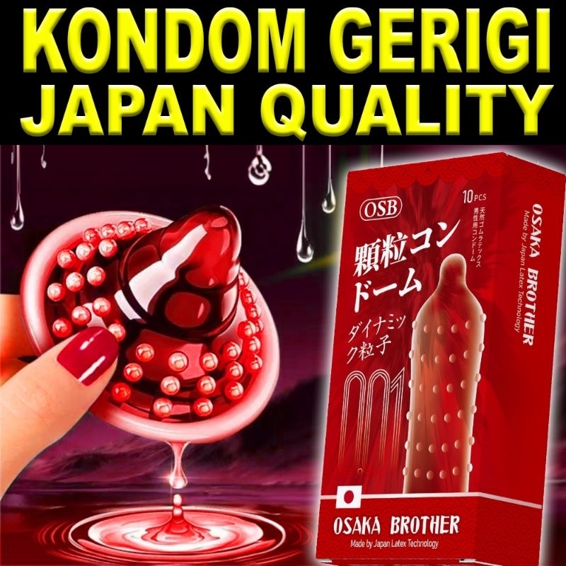 Kondom Bergigi Tebal 001 Premium Jepang Bisa COD