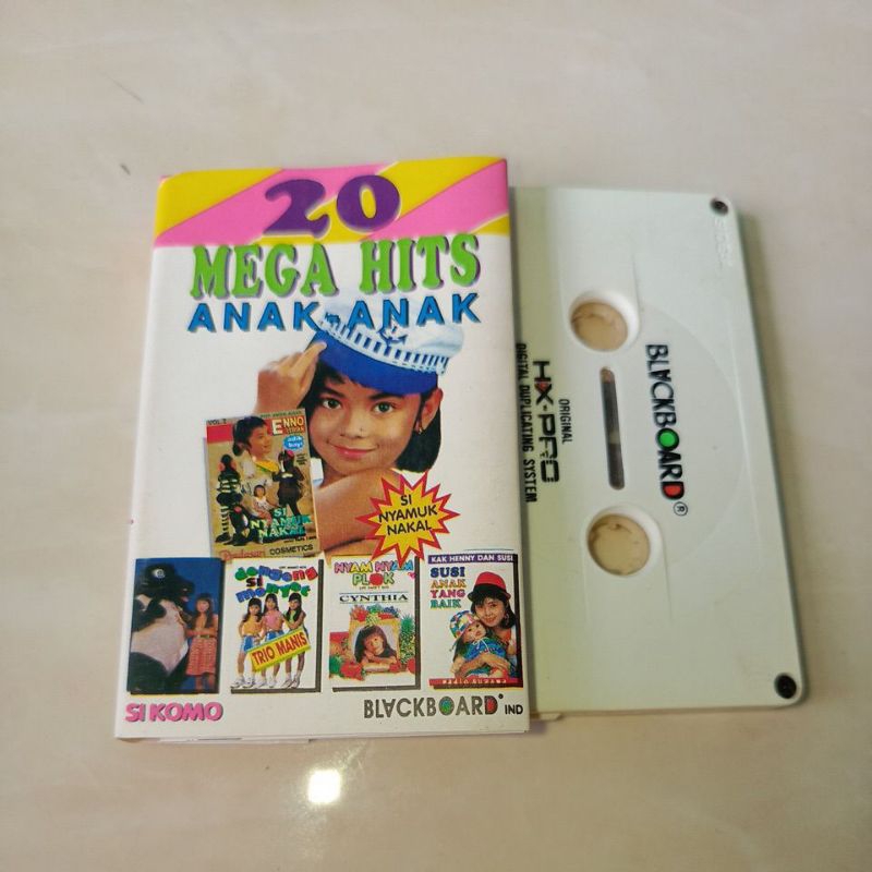 KASET 20 MEGA HITS ANAK ANAK ENNO LERIAN TIGA ANAK MANIS FADLY BONDAN PRAKOSO NOVITA STARA SUSAN RIA