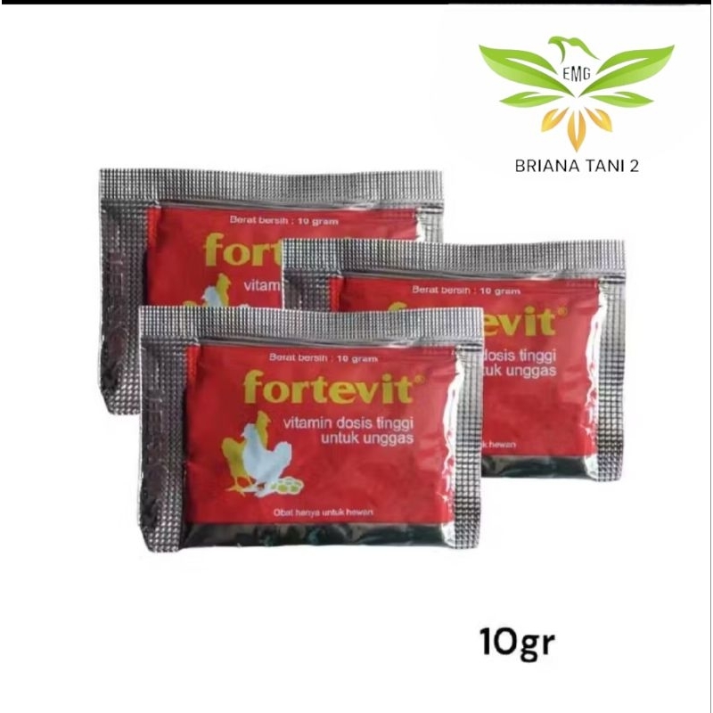Fortevit 10gr Vitamin Dosis Tinggi Untuk Unggas Medion