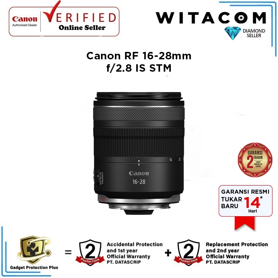 Lensa Canon RF 16-28mm / RF16-28mm / RF 16-28 / RF16-28 f/2.8 IS STM - Garansi Resmi