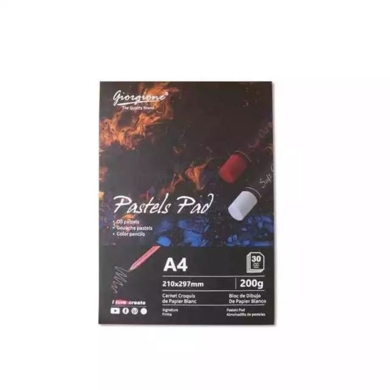 

Giorgione Pastels Pad Isi 30 Lembar 200 GSM Ukuran A5/A4