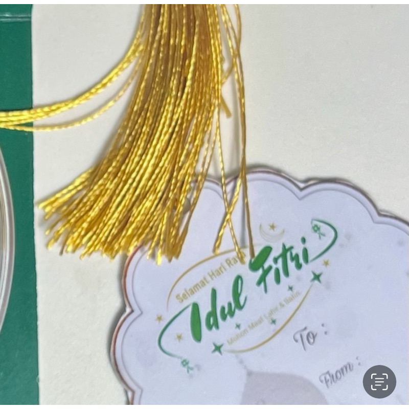 

(EXTRA) pita & hang tag (kartu ucapan)