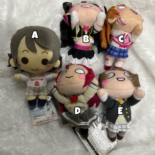 PLUSH plushie School Idol Project boneka ganci love live nesoberi sega banpresto