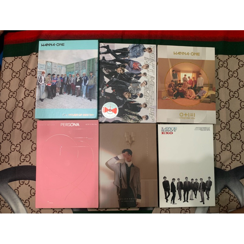 Preloved Album KPOP - Wanna One, EXO dan bae Jin Young