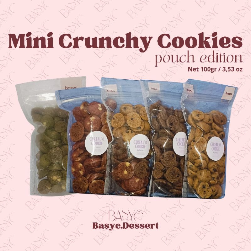 

Mini Crunchy Cookies (Kemasan Pouch) by Basyc