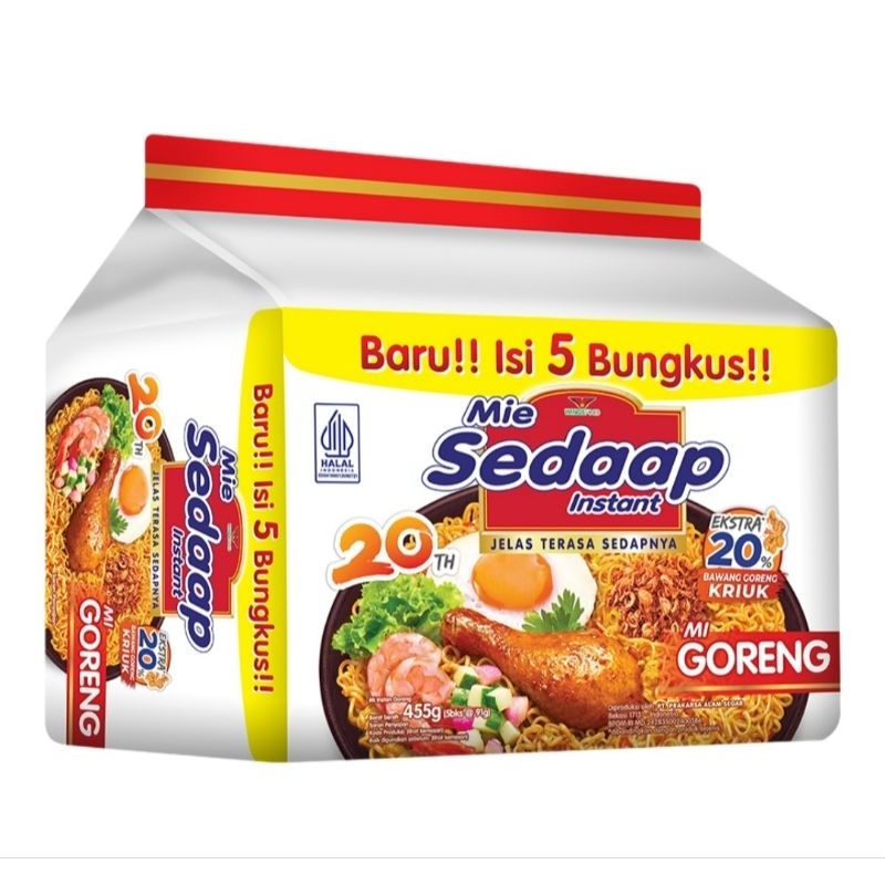 

Mie Sedap goreng isi 5 bungkus