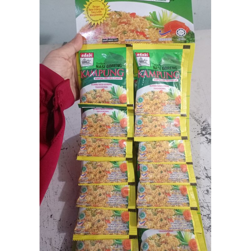 

Bumbu Serbuk nasi goreng kampung adabi .