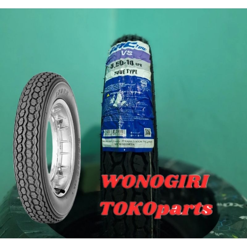 Ban Vespa Klasik 3.50-10 Merk IRC VS