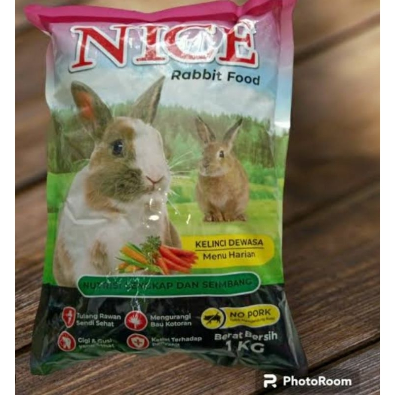 Nice Kelinci rabbit food makanan kelinci lengkap untuk kelinci hias kelinci pedaging