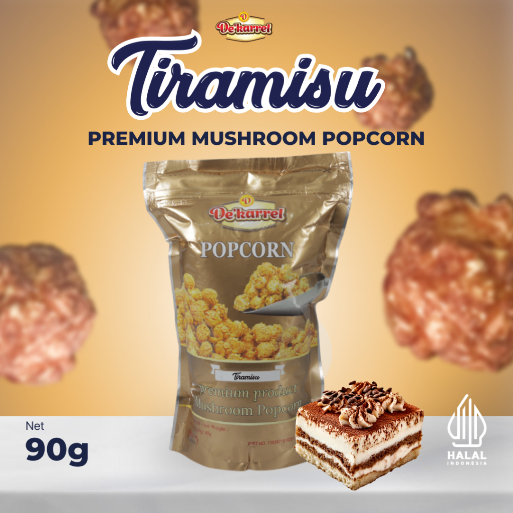 

Dekarrel Popcorn Tiramisu Aluminium Bag
