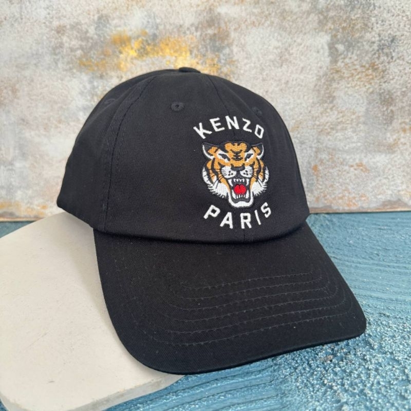 New Arrival Kenzo Tiger Cap Black
