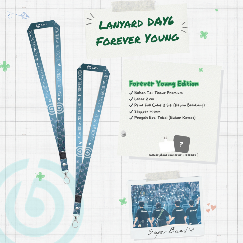 

Lanyard Tali ID DAY6 Forever Young Concert