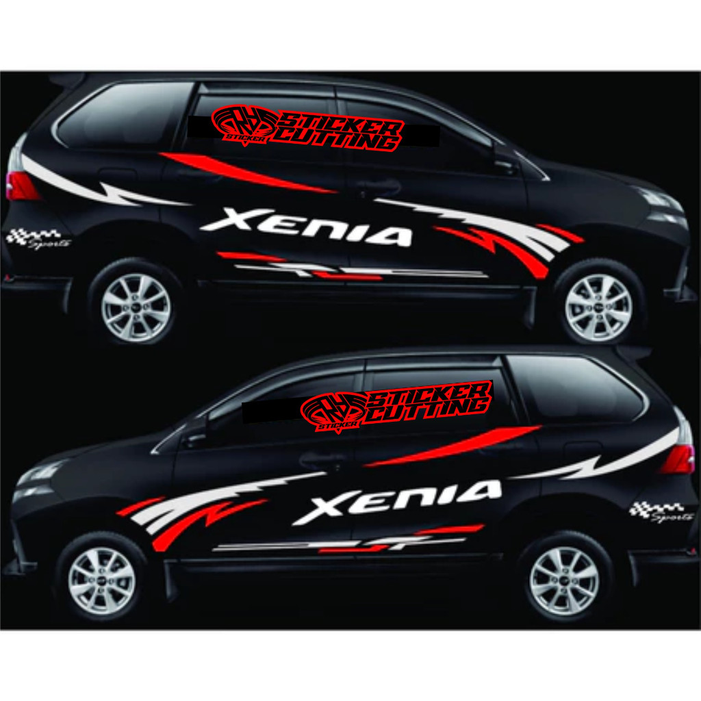 Stiker Cutting Mobil Xenia Stiker Variasi Bodi Samping Mobil Daihatsu Xenia