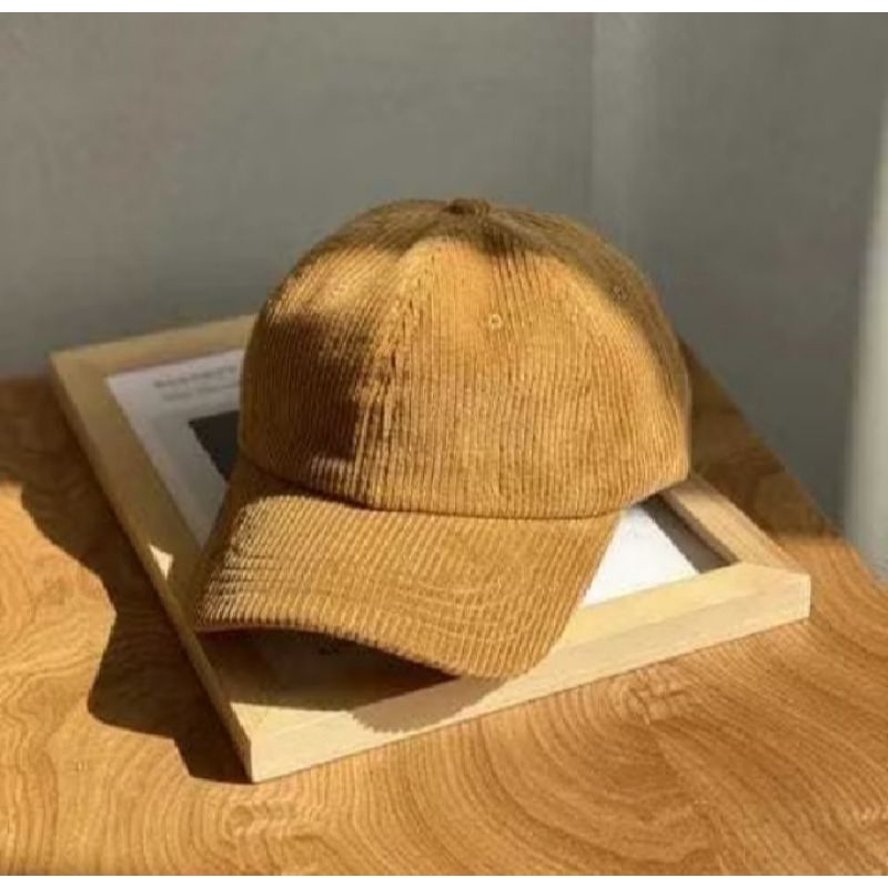 topi keren pria korduroy original