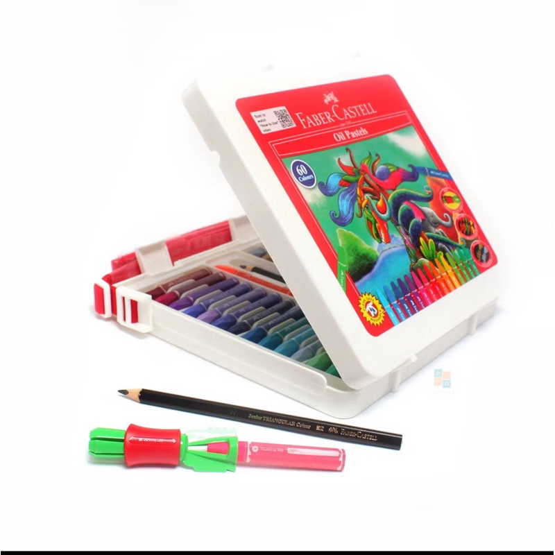PRELOVED Faber Castel Oil Pastels 60 Warna
