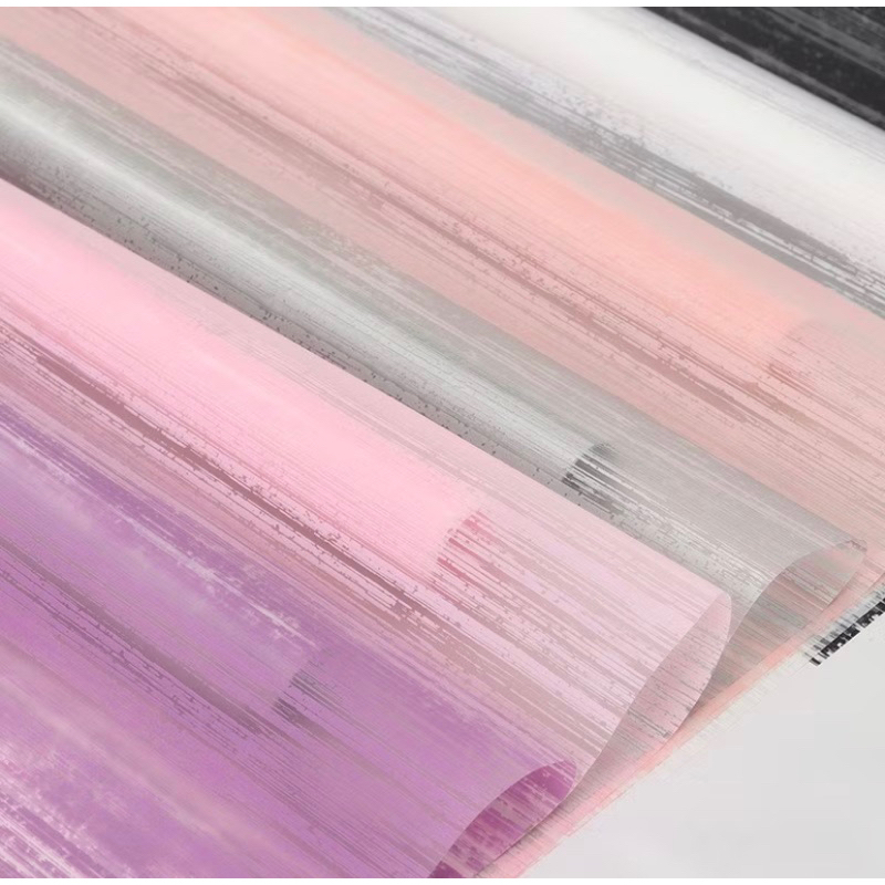 

KB110 Cellophane Kertas Buket Bunga Stripe Flower Wrapping Paper Bouquet GQM