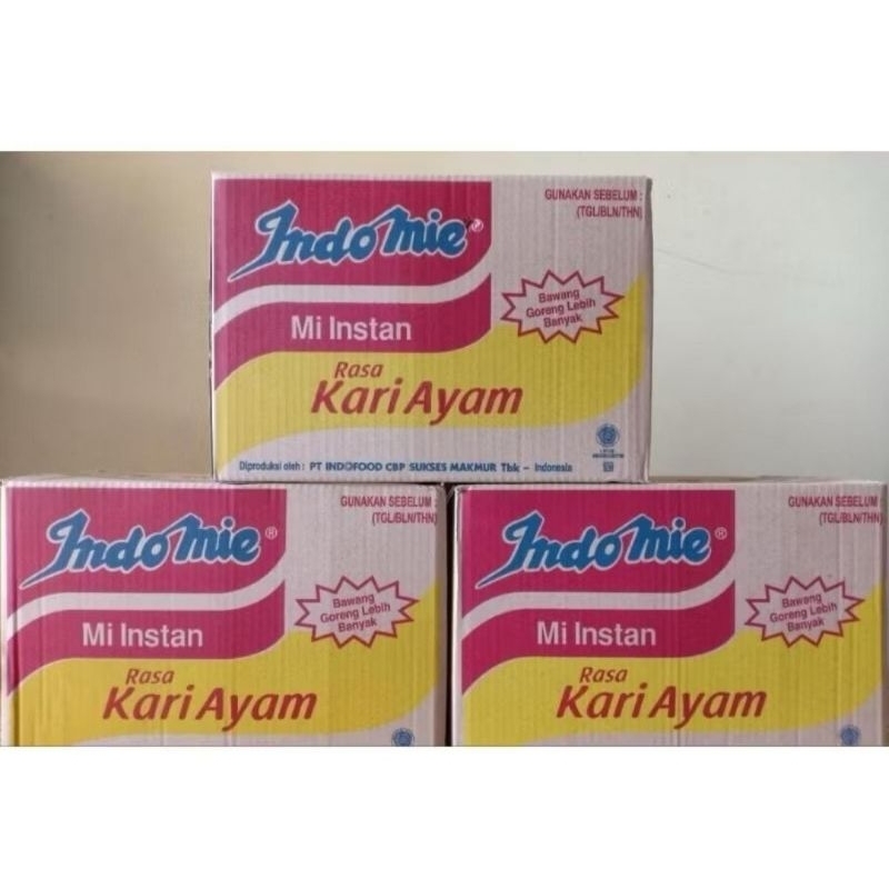 

Indomie Kari Ayam Kartonan isi 40 pcs