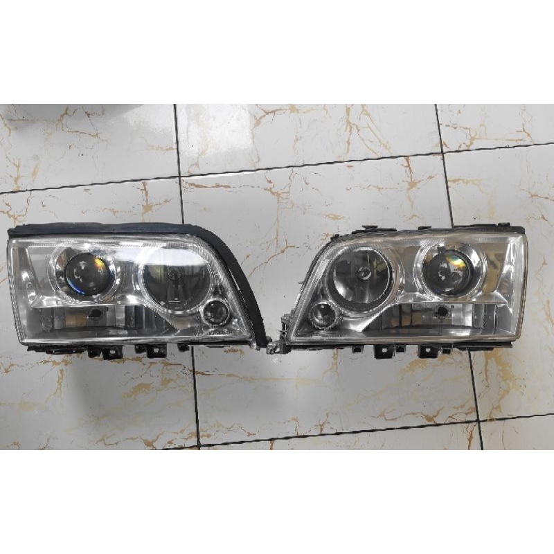 headlamp lampu depan mercedes benz mercy w202 w200 c class ori second