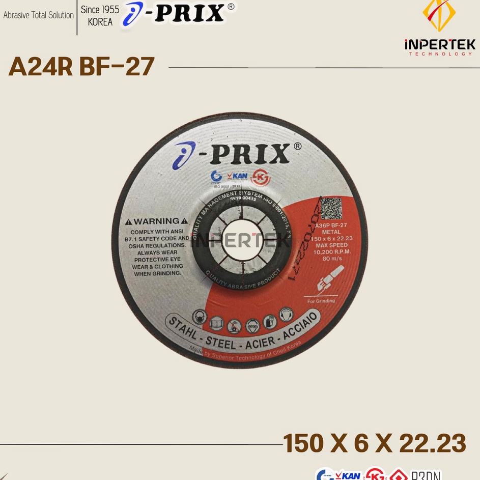 Istimewa Batu Gerinda 6 Inch IPRIX Poles 15 X 6 Mata Asah IPRIX Grinding 6
