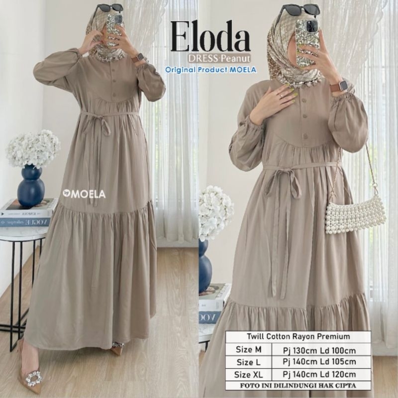 Eloda Dress By Moela || Gamis