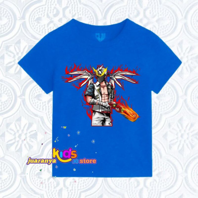 baju Anak Kaos anak free Fire Baju anak Free fire karakter free fire