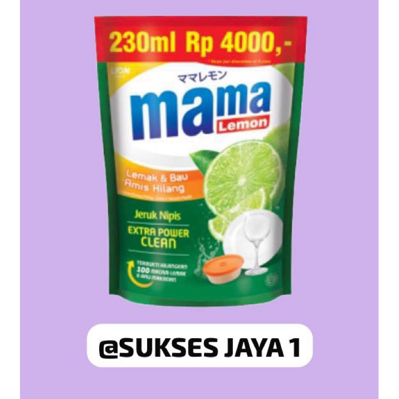 [1 DUS ISI 24 PCS] MAMA LEMON kemasan 4000