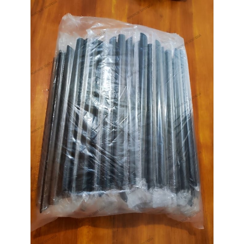 Sedotan Boba / Sedotan Hitam 12mm x 21mm/ Sedotan Steril / Sedotan Plastik