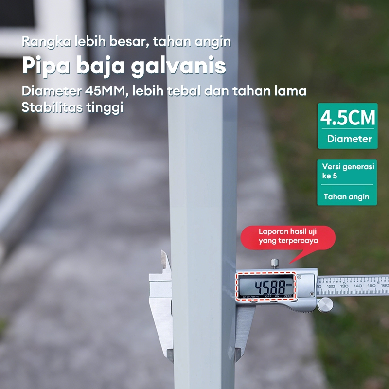 Terangbenderang_ Tenda Lipat 2X2 Tenda Jualan 3X3 1300D Outdoor Tenda Portable Waterproof Tenda