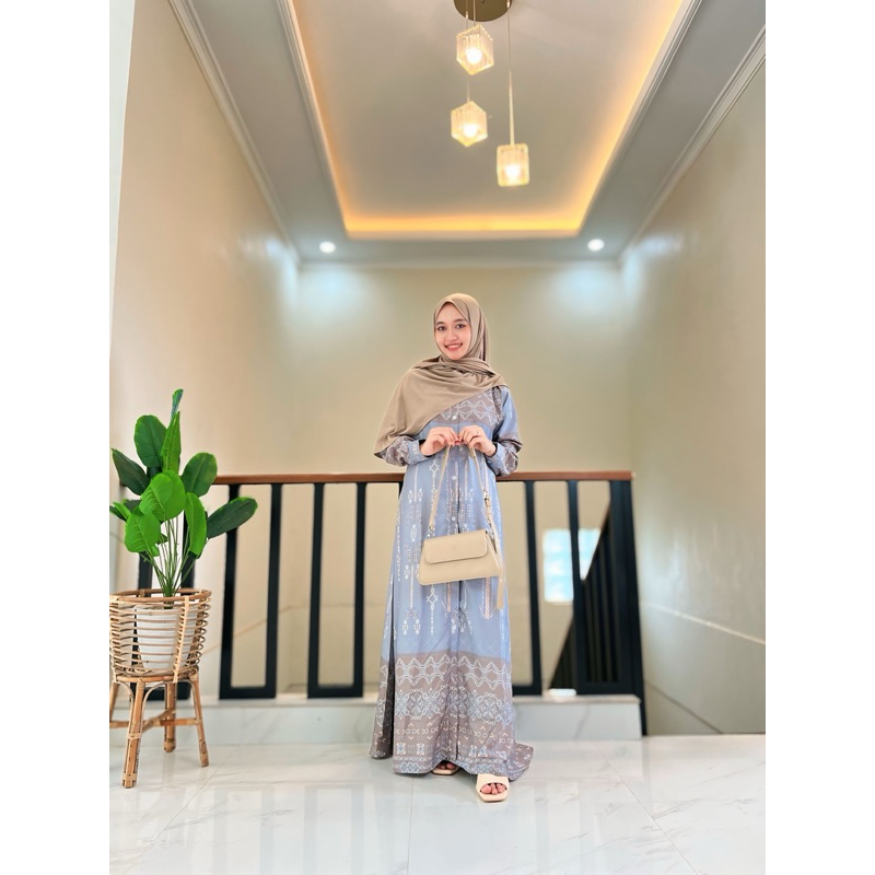 QADIJA DRESS GAMIS LEBARAN MAXMARA LUXURY