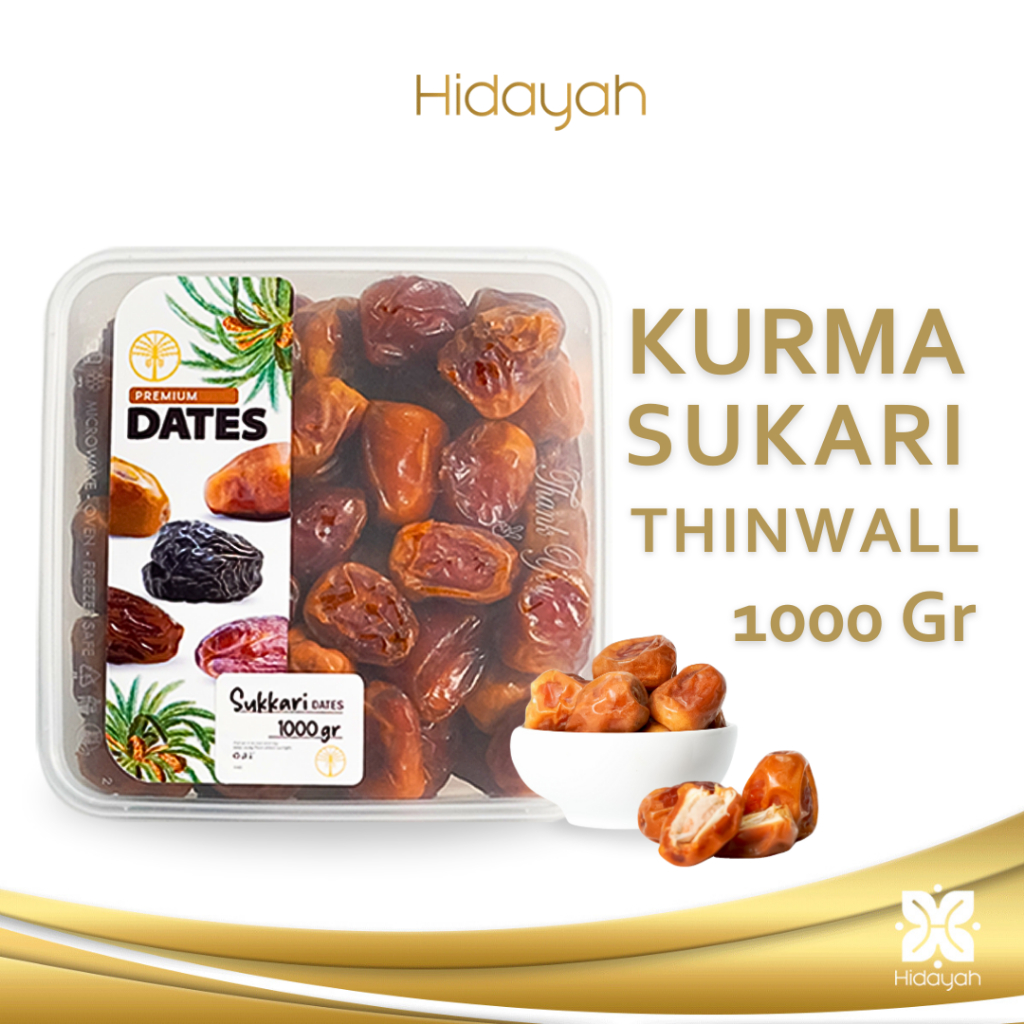 

Kurma Sukari 1 Kg Thinwall - Kurma Raja Kurma Lembut Manis Premium