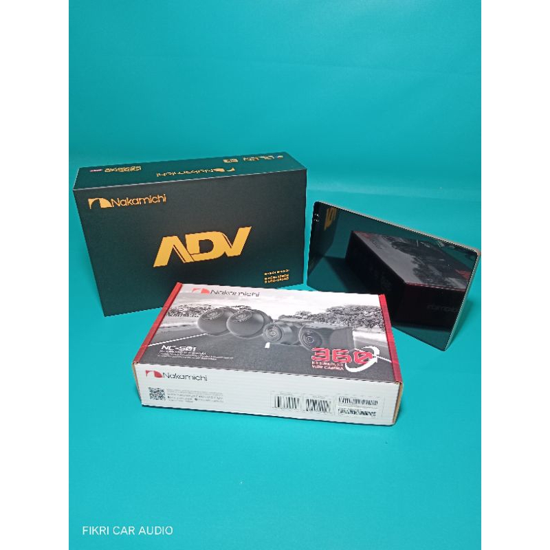 Head unit Android NAKAMICHI ADV seri NA-3102i 9" 6/256 Android 12 2K QLED & Camera 360 NAKAMICHI ser