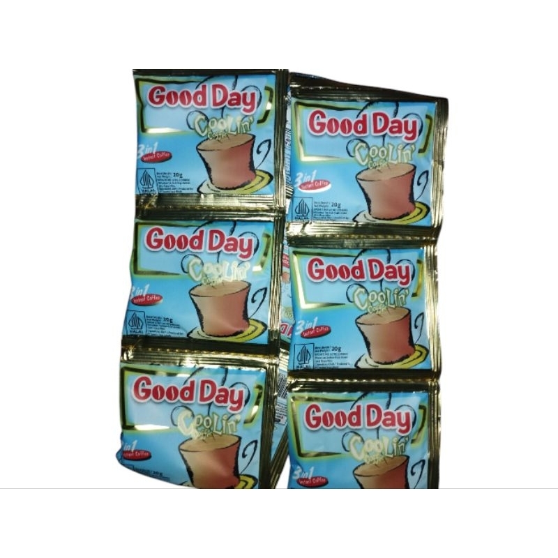 

Kopi Good Day Coolin 10 Sachet Coffee 3 In 1