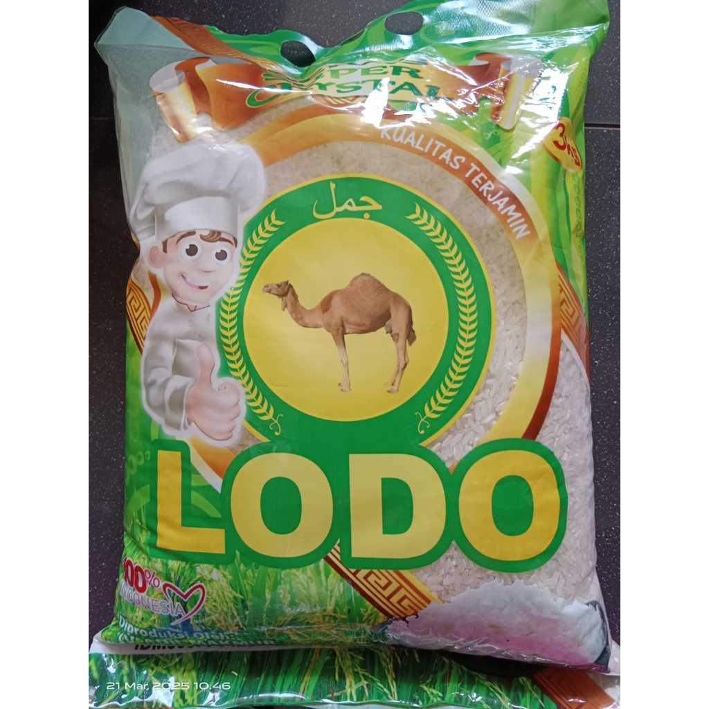 

OLO49 BERAS CAP LODO 3KG BERAS SUPER CRYSTAL BERAS