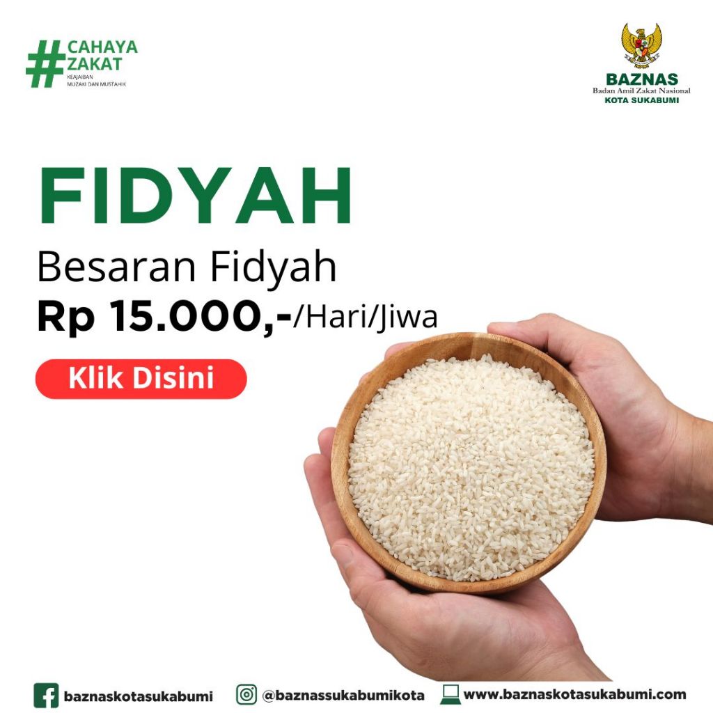 BAZNAS- FIDYAH PUASA + Sedekah Operasional 5 ribu