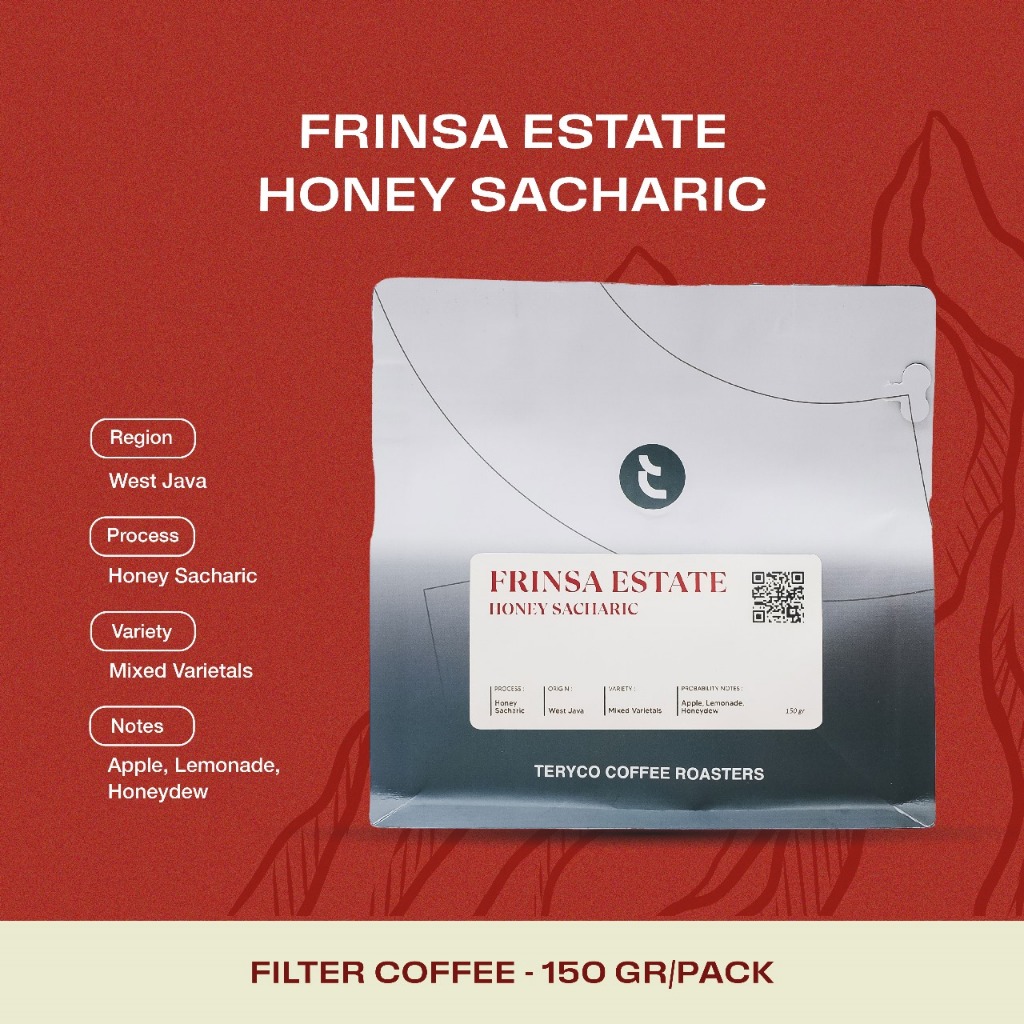 

Frinsa Estate Honey Sacharic 150 gr - Biji Kopi Arabika / Single Origin / Filter Coffee Bean Arabica