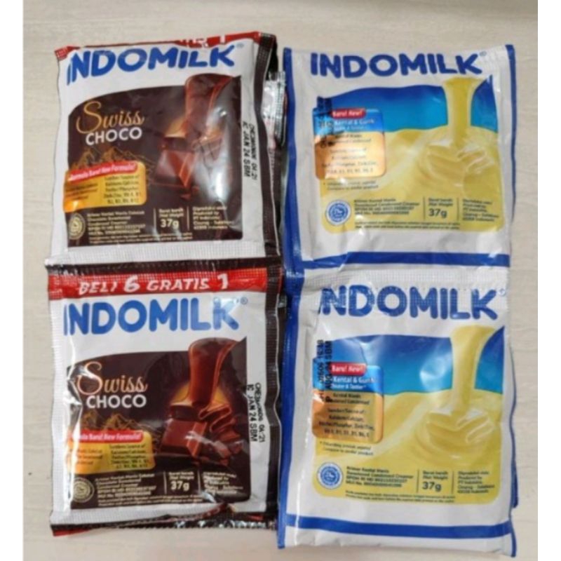 

SUSU KENTAL INDOMILK 1 RENCENG ISI 6 SACHET