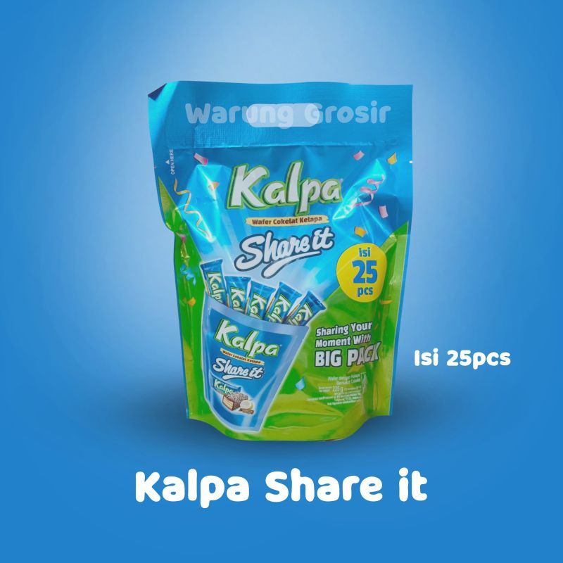 

{JUAL} Kalpa Share It Wafer Cokelat Kelapa 9 g @25 pcs / 225 gram