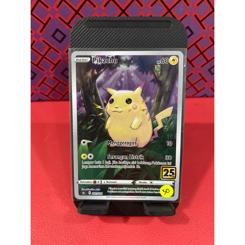 Kartu Pokemon 25th Anniversary Indonesia